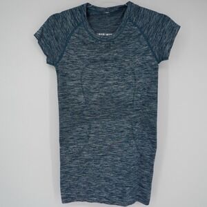 Lululemon Swiftly Tech Tee Short Sleeve Size 4 Teal Activewear Athletic
